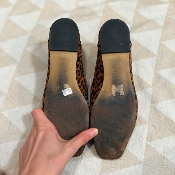 J crew bow slip on mules leopard - Picture 3 of 5